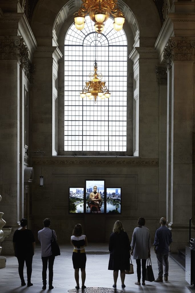 Videoinstalación de Bill Viola en la catedral de San Pablo, Londres